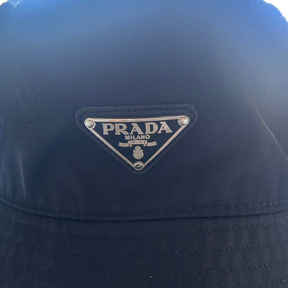 Prada Classic Black Bucket Hat - Picture 2 of 5